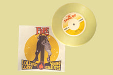 Load image into Gallery viewer, Young Israelites x Lollypop Lorry Fire/Weather Report 7” Lemon Drop Yellow Vinyl
