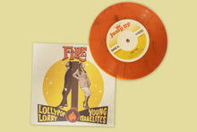 Load image into Gallery viewer, Young Israelites x Lollypop Lorry Fire/Weather Report 7” Orange Vinyl

